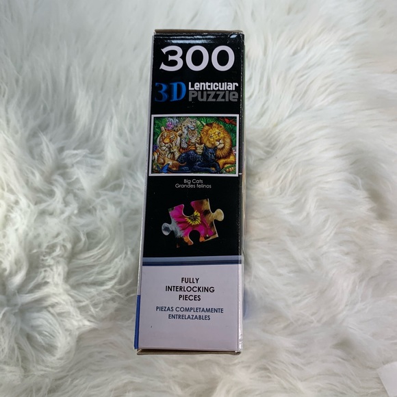 300 piece puzzle Lenticular jigsaw LPF big cats - Picture 5 of 7